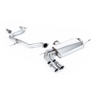 Milltek Non-Resonated 3&quot; Cat Back Race Exhaust System
