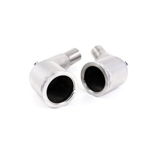 Milltek 3.15&quot; Large Bore Downpipes With De Cats