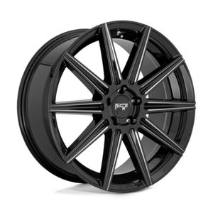Niche Tifosi Alloy Wheels In Gloss Black Milled Set Of 4
