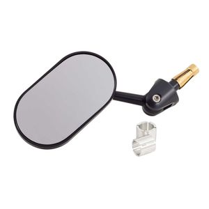 Oberon Oblong Adjustable Bar-End Mirror 12-19mm