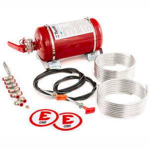 OMP Sport Mechanical 4.25 Ltr Fire Extinguisher Kit