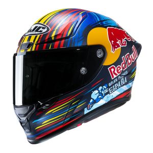 HJC RPHA 1 Red Bull Jerez Replica Motorcycle Helmet