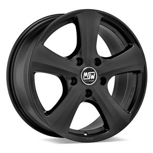 MSW 19 Van Alloy Wheels in Matt Black Set of 4