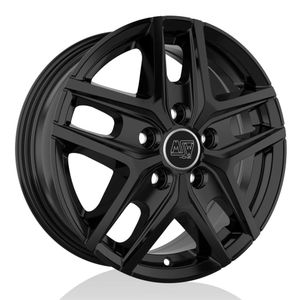 MSW 40 Van Alloy Wheels In Gloss Black Set Of 4
