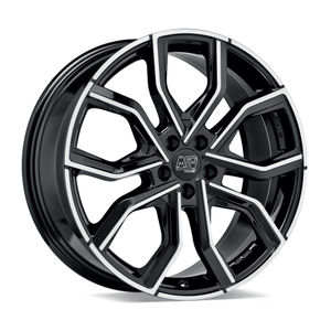 MSW 41 Alloy Wheels In Gloss Black Full Polished Set Of 4