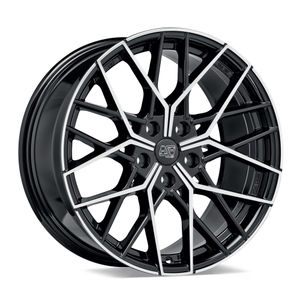 MSW 74 Alloy Wheels In Gloss Black Full Polished Set Of 4