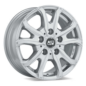 MSW 48 Van Alloy Wheels In Full Silver Set Of 4