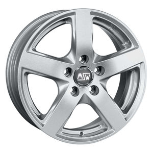 MSW 55 Van Alloy Wheels in Full Silver Set of 4
