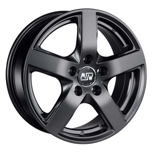MSW 55 Van Alloy Wheels in Matt Dark Grey Set of 4