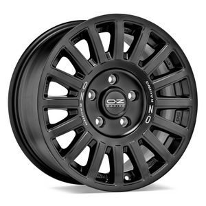 OZ Racing Rally Raid Alloy Wheels In Matt Black Silver Lettering Set Of 4