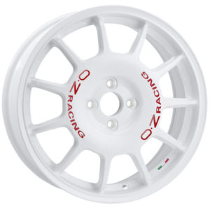 OZ Racing Leggenda Alloy Wheels In Race White Red Lettering Set Of 4