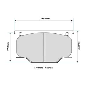Pagid RSH29E Brake Pads To Fit Girling AR5 / BR / OE Calipers