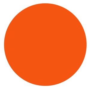 Pitking Products Orange Methanol Indicator Sticker