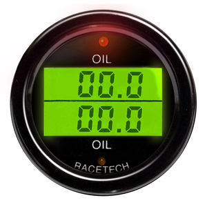 Racetech Oil Temperature - Oil Temperature Dual Gauge