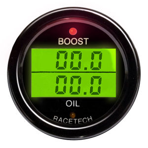 Racetech Turbo Boost - Oil Pressure Dual Gauge