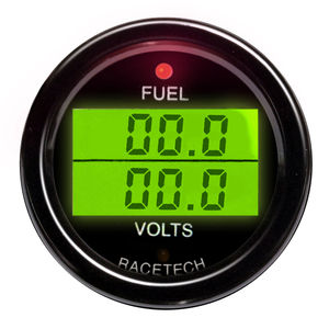Racetech Fuel Level - Volts Dual Gauge