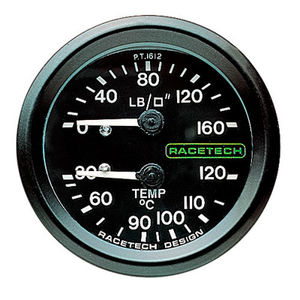 Racetech Dual 100psi Oil Pressure/140 C Oil Temperature - Pegasus Auto  Racing Supplies