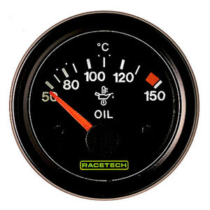 Racetech Oil Temperature Gauge Electrical
