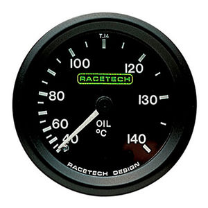 Racetech Oil Temperature Gauge - Mechanical