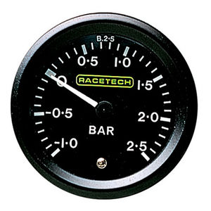 Racetech Turbo Boost Gauge - Mechanical