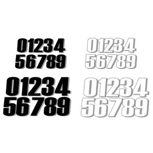 RFX Factory Thick Race Numbers x 3