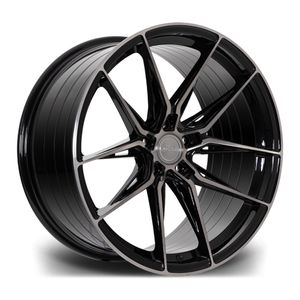 Riviera RF107 Alloy Wheels In Black Polished Dark Tint Set Of 4