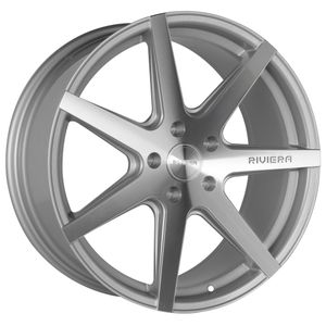 Riviera RV177 Alloy Wheels In Silver Polished Set Of 4