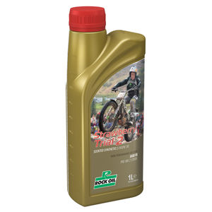 Rock Oil Strawberry Trial 2 Semi-Synthetic Engine Oil - 1 Litre