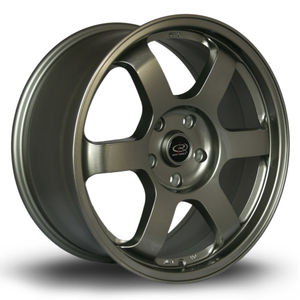 Rota Grid Van Alloy Wheels In Flat Steelgrey Set Of 4