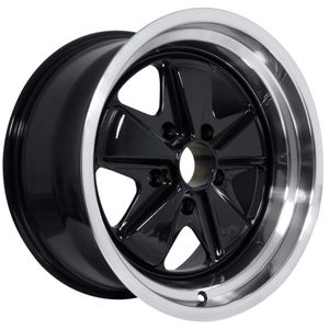 Linea Corse PSD Alloy Wheels In Black With Polished Lip Set of 4