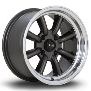 Rota RKR Alloy Wheels in Gunmetal with Polished Lip Set of 4