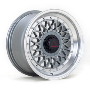 Autostar Silhouette Alloy Wheels In Gunmetal With Polished Lip Set Of 4