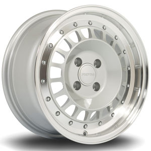 Rota Speciale Alloy Wheels In Satin Silver With Polished Lip Set Of 4