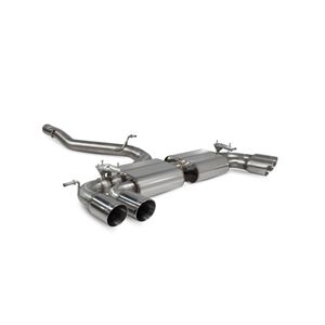 Scorpion Non-Resonated 3.15&quot; Cat Back Exhaust System - Valved