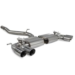 Scorpion Non-Resonated 3.15" GPF Back Exhaust System - Valved