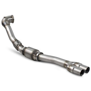 Scorpion 4&quot; Large Bore Downpipe With Hi-Flow Sports Cat