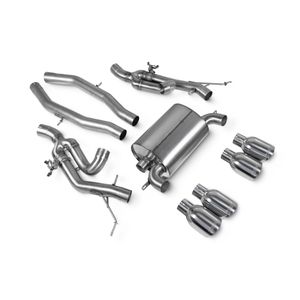 Scorpion Non-Resonated 2.75&quot; Half Exhaust System - Valved