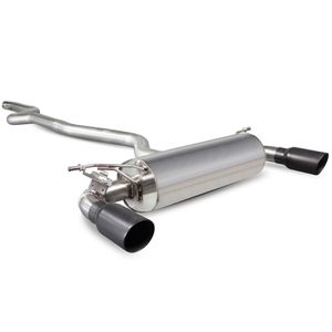 Scorpion Non-Resonated 3.15&quot; Cat Back Exhaust System - Valved