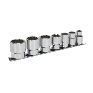 Sealey Socket Set 7pc 3/8&quot;Sq Drive Whitworth - AK2676