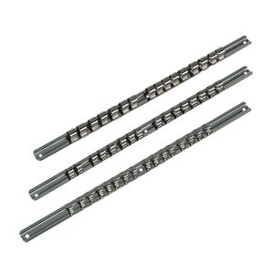 Sealey Socket Retaining Rail Set 3pc 1/4&quot;, 3/8&quot; & 1/2&quot; sq Drive - AK270