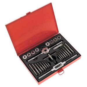 Sealey Tap & Die Set 28pc Split Dies Metric - AK3028