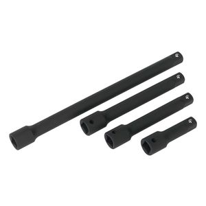 Sealey Impact Extension Bar Set 4pc 1/2&quot;Sq Drive - AK5513