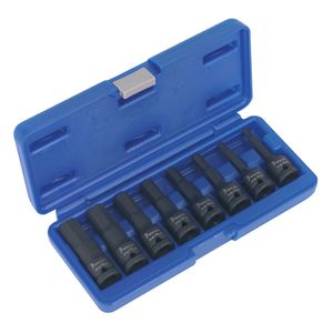 Sealey Impact Hex Key Set 8pc 1/2&quot;Sq Drive - AK5601