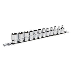 Sealey TRX-Star Socket Set 12pc 3/8 Inch Sq Drive E4-E20 - AK61806