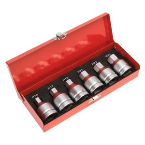 Sealey Hex Socket Bit Set 6pc 3/4&quot;Sq Drive - AK6217