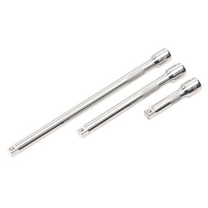 Sealey Premier Extension Bar Set 3pc 3/8&quot;Sq Drive - AK6340