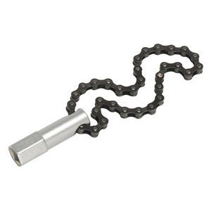 Sealey Oil Filter Chain Wrench 135mm Capacity 1/2&quot;Sq Drive - AK641