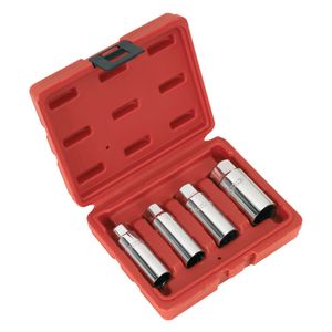 Sealey Spark Plug Socket Set 4pc 3/8&quot;Sq Drive - AK6556