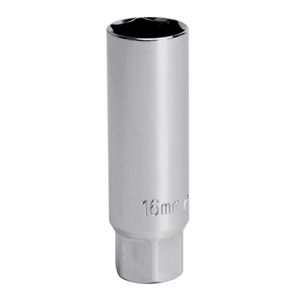 Sealey Spark Plug Socket 16mm 3/8&quot;Sq Drive Thin Wall - AK6557