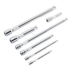 Sealey Wobble/Rigid Extension Bar Set 7pc 1/4&quot;, 3/8&quot; & 1/2&quot; sq Drive - AK770